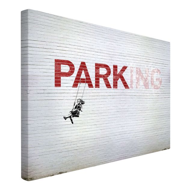 Canvas print - Banksy - Swing Girl
