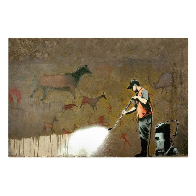 Canvas print - Banksy - Street Cleaner