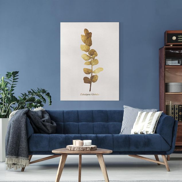 Canvas print - Gold - Eucalyptus