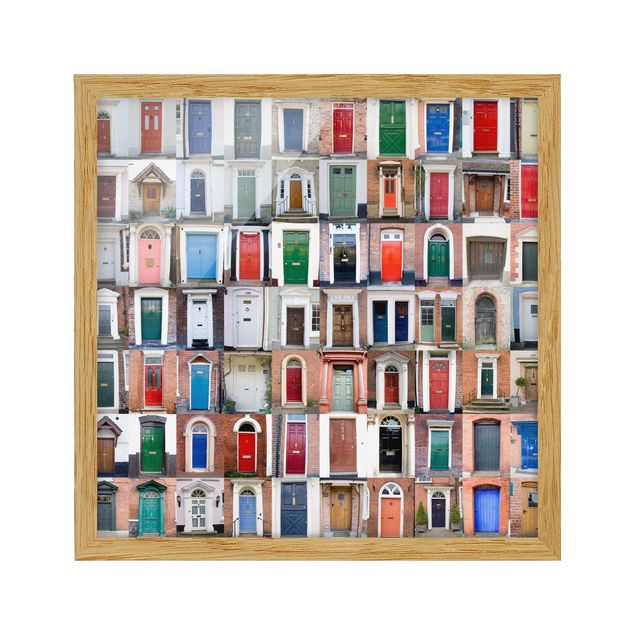 Framed poster - 100 Doors