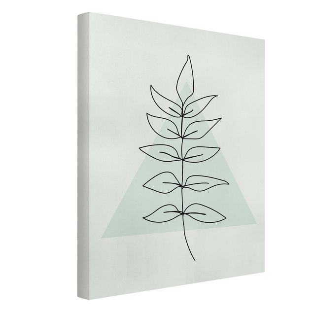 Canvas print - Branch Geometry Triangle Line Art