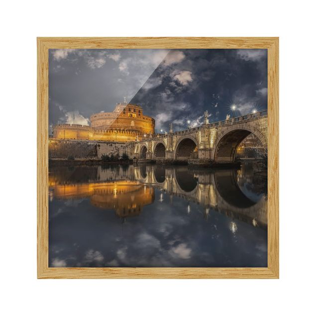 Framed poster - Ponte Sant'Angelo In Rome