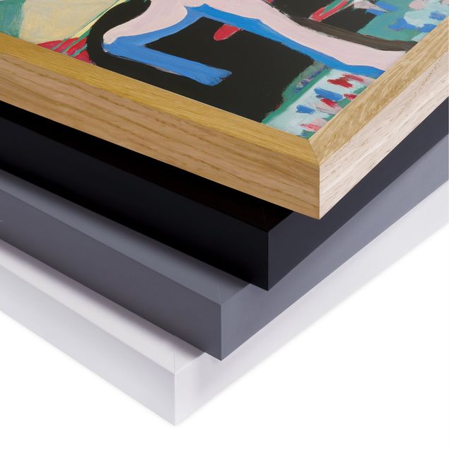 Framed poster - Ernst Ludwig Kirchner - colour Dance
