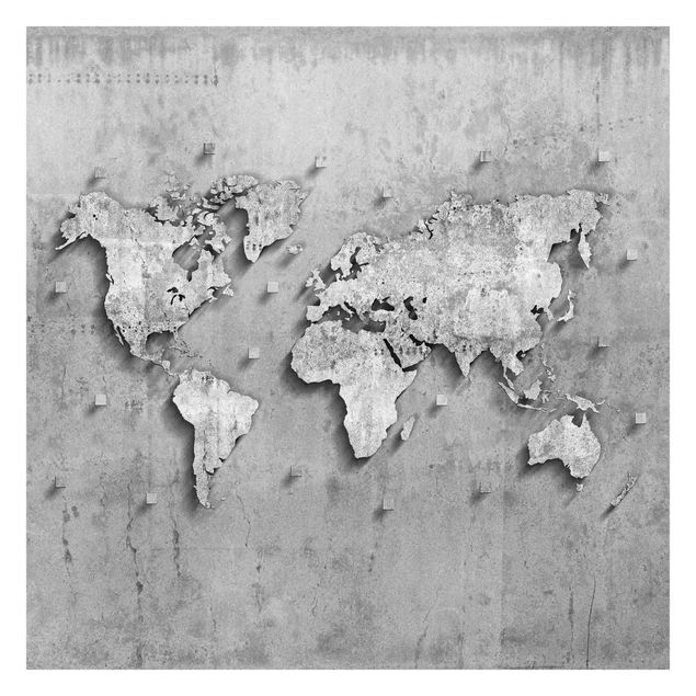 Wallpaper - Concrete World Map