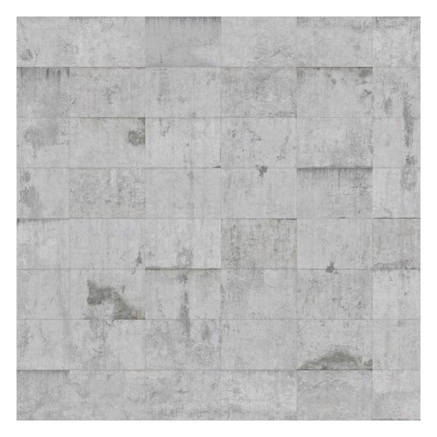 Wallpaper - Concrete Brick Look Grey