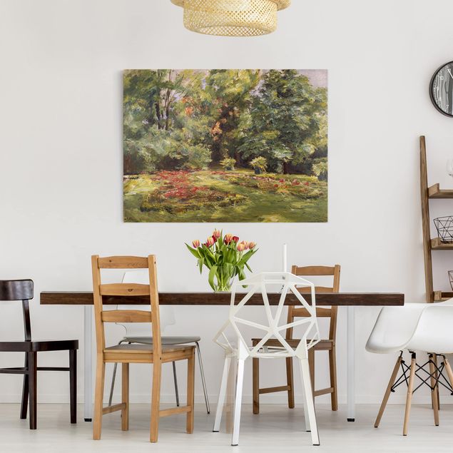 Canvas print - Max Liebermann - Flower Terrace Wannseegarten
