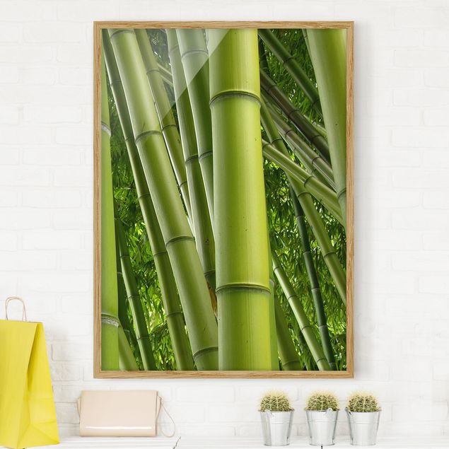 Framed poster - Bamboo Trees No.2