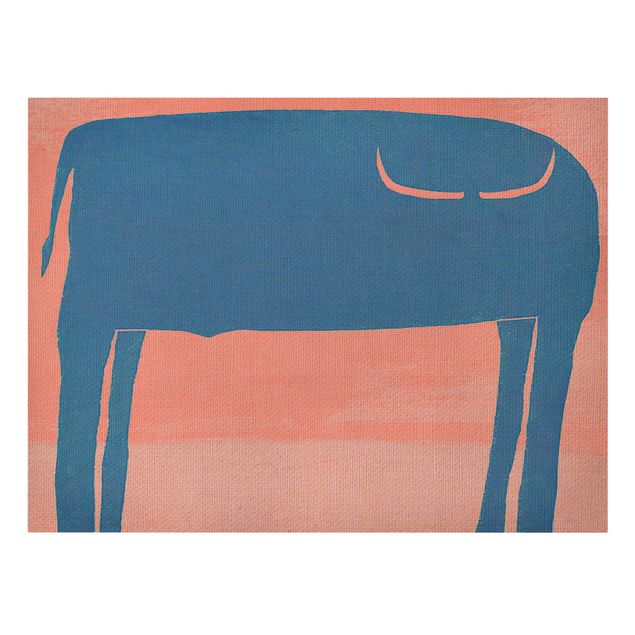 Canvas print - Blue Bull