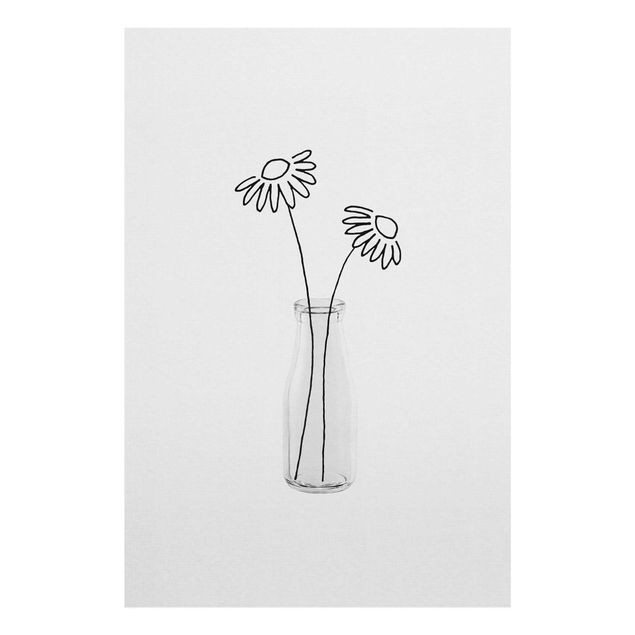 Glass print - Flower Still Life