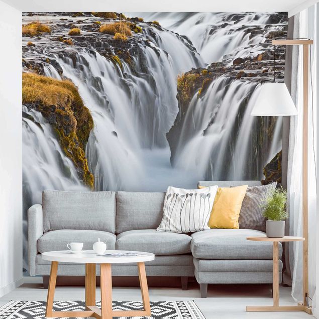 Wallpaper - Brúarfoss Waterfall In Iceland