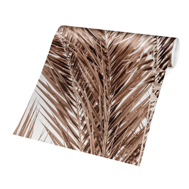 Wallpaper - Bronze Coloured Palm Fronds