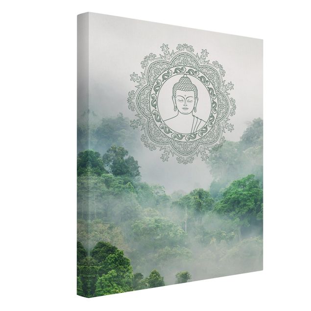 Canvas print - Buddha Mandala In Fog