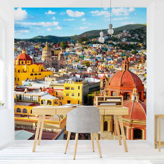 Wallpaper - Colourful Houses Guanajuato