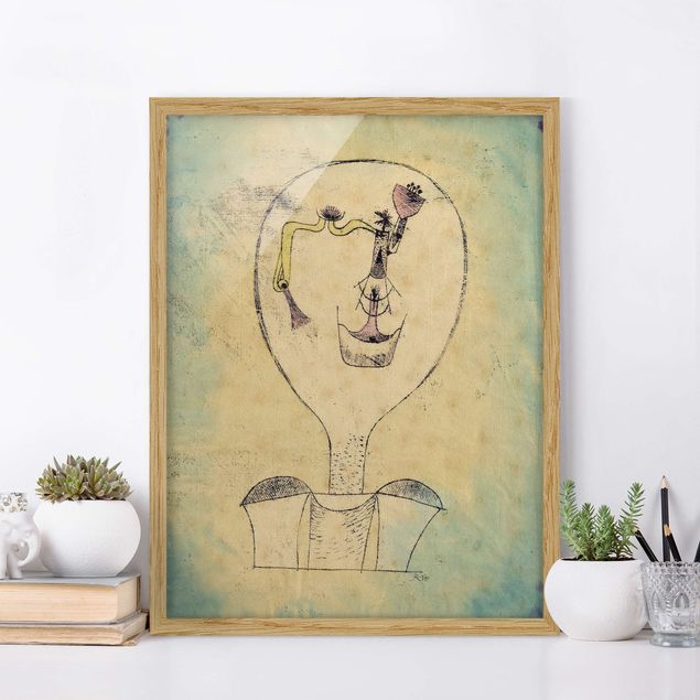 Framed poster - Paul Klee - The Bud of the Smile