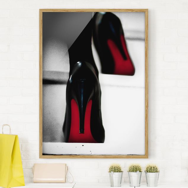 Framed poster - High Heels In Red