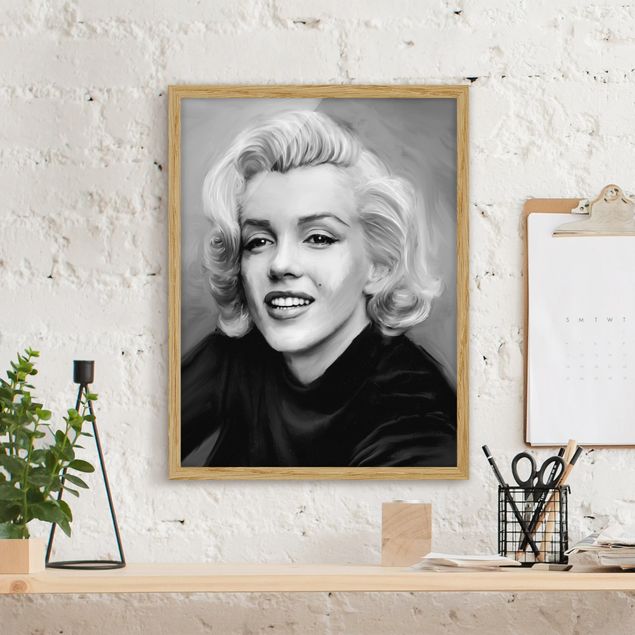 Framed poster - Marilyn In Private
