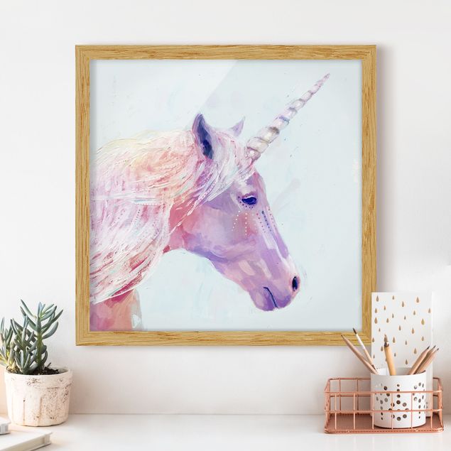 Framed poster - Mystic Unicorn I
