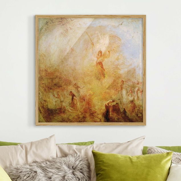 Framed poster - William Turner - The Angel Standing in the Sun
