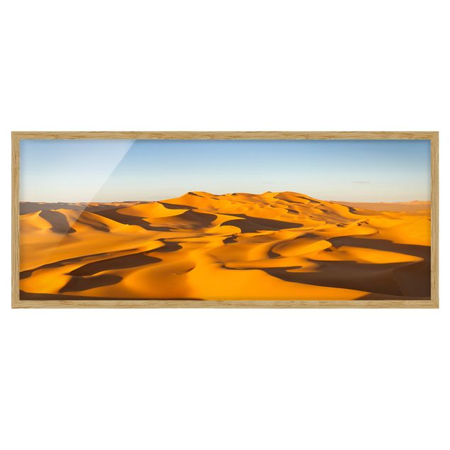 Framed poster - Murzuq Desert In Libya