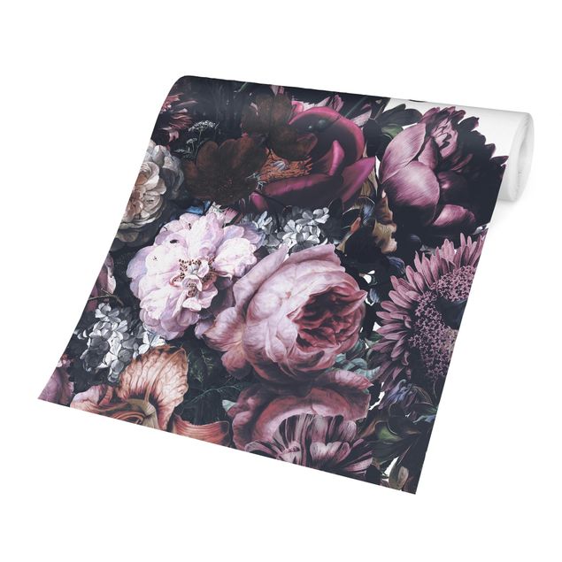 Wallpaper - Old Masters Flower Rush With Roses Bouquet