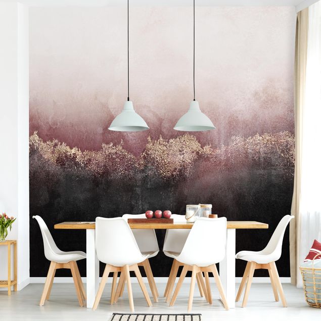 Wallpaper - Golden Dawn Pink