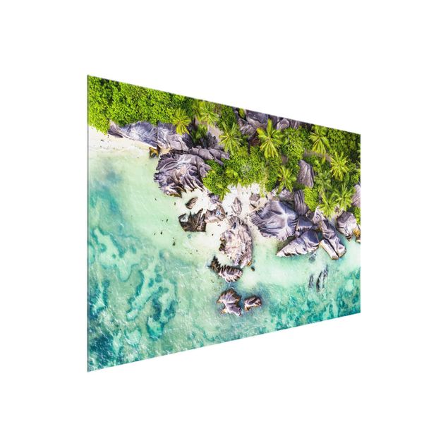 Glass print - Hidden Beach
