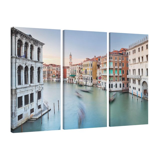 Print on canvas - Grand Canal View From The Rialto Bridge Venice