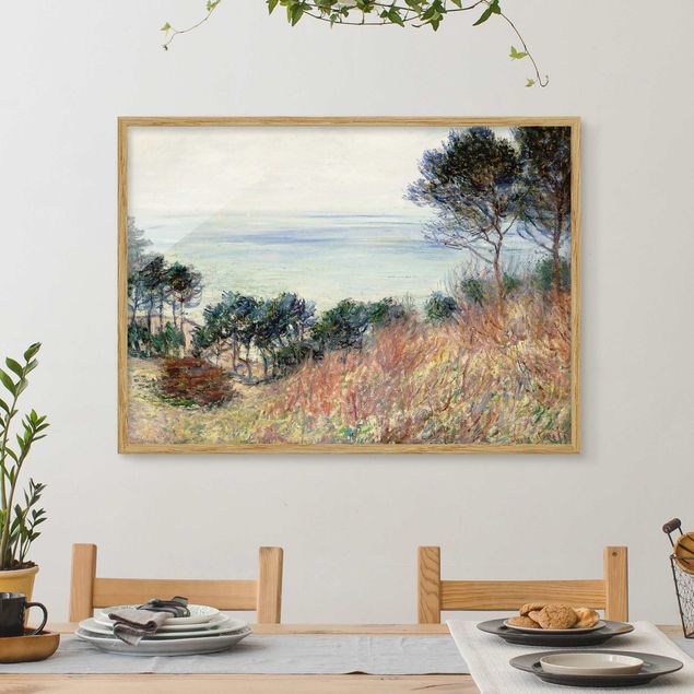 Framed poster - Claude Monet - The Coast Of Varengeville
