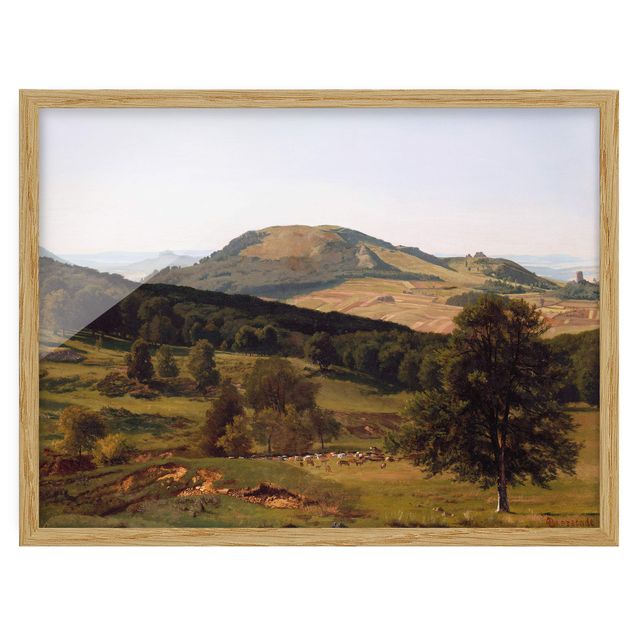 Framed poster - Albert Bierstadt - Hill and Dale