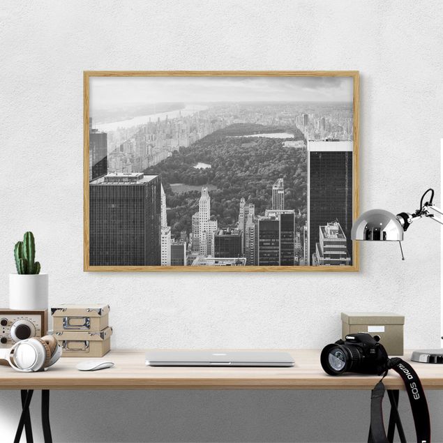 Framed poster - View over the Central Park II