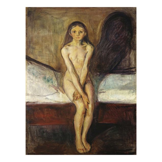 Glass print - Edvard Munch - Puberty
