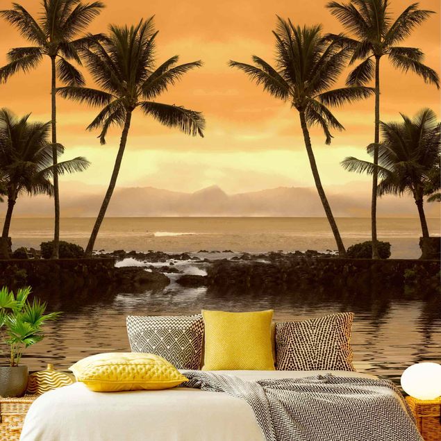 Wallpaper - Caribbean Sunset I