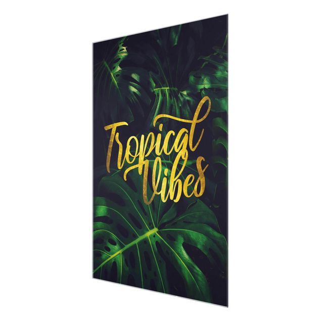 Glass print - Jungle - Tropical Vibes