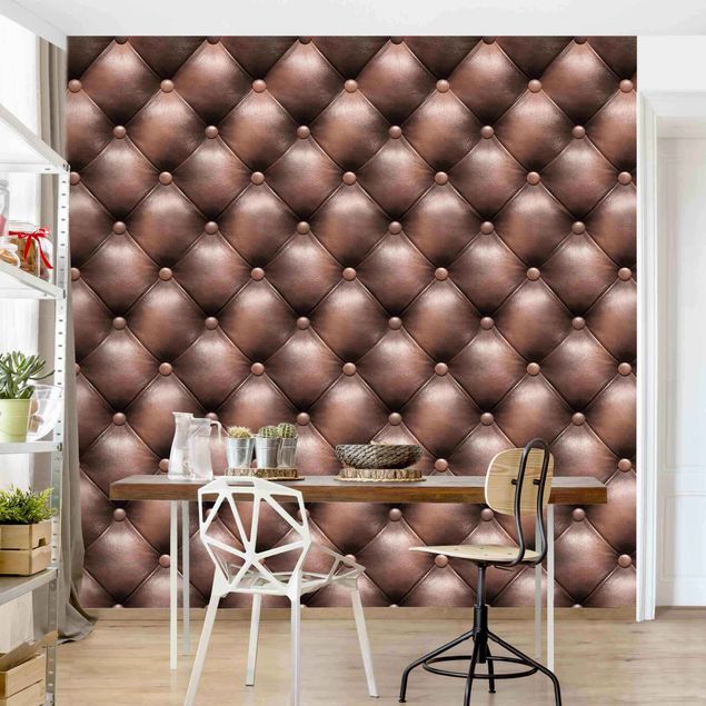 Wallpaper - Chesterfield Leather