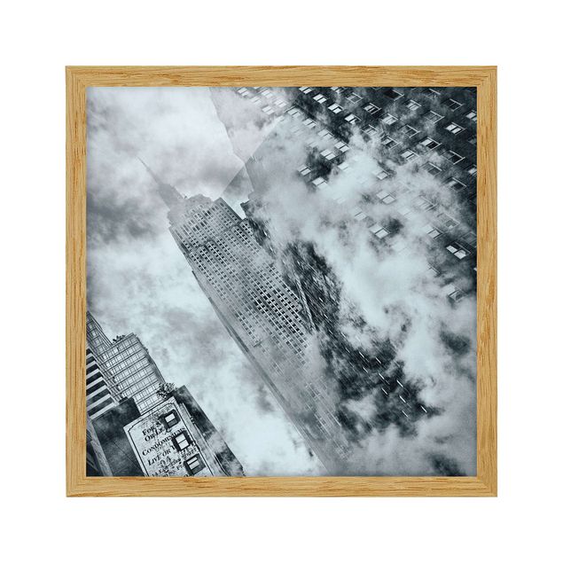 Framed poster - Facade Of The Empire State Building