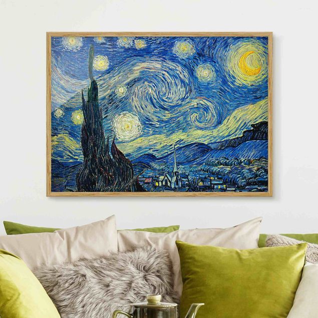 Framed poster - Vincent Van Gogh - The Starry Night