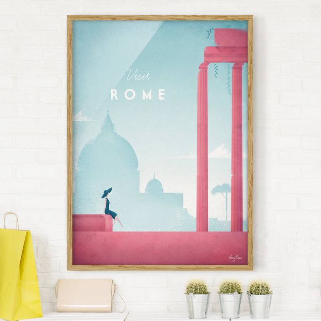 Framed poster - Travel Poster - Rome