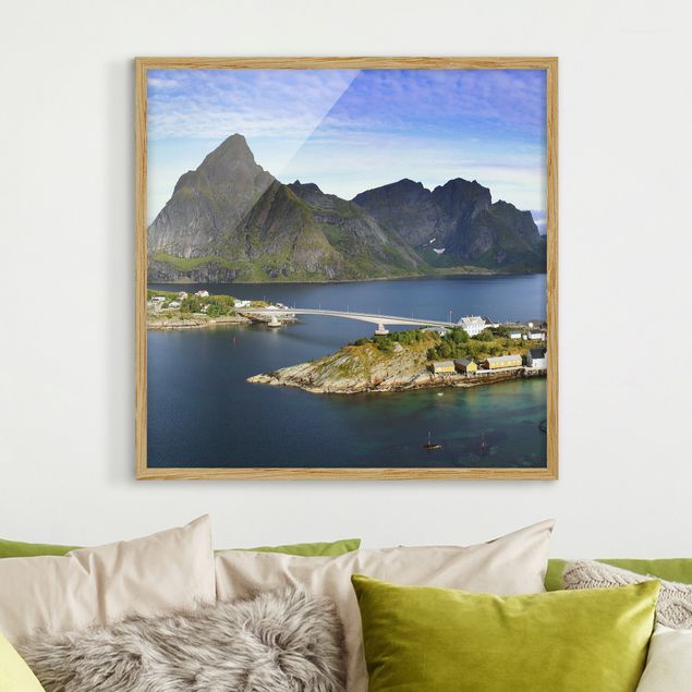 Framed poster - Nordic paradise