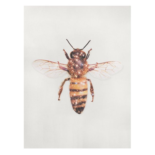 Print on canvas - Bee With Glitter
