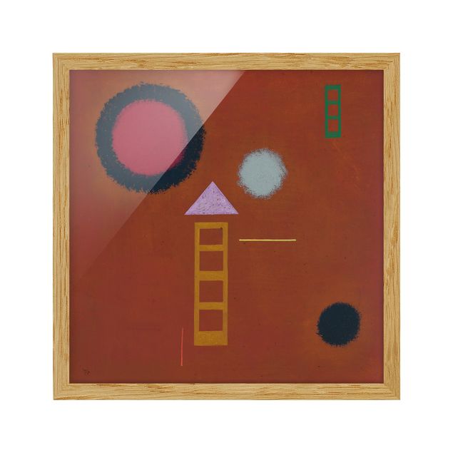 Framed poster - Wassily Kandinsky - Calmed down