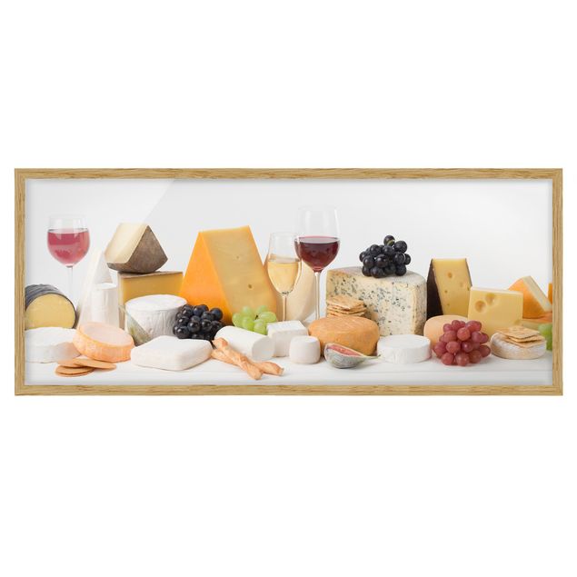 Framed poster - Cheese Varieties