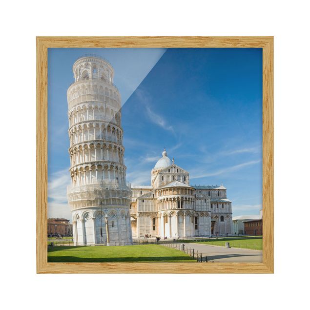 Framed poster - The Leaning Tower of Pisa