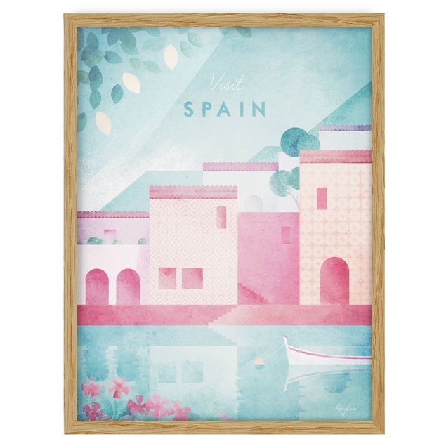 Framed poster - Travel Poster - Spain