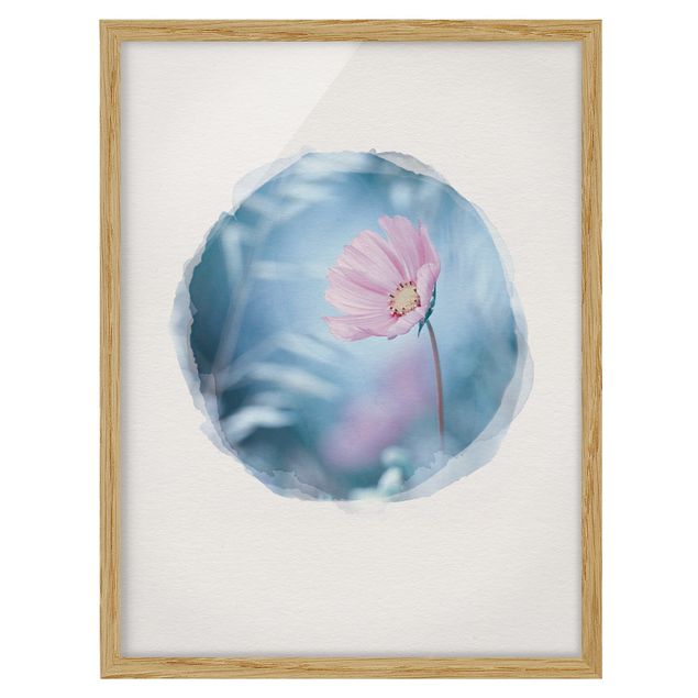 Framed poster - WaterColours - Bloom In Pastel