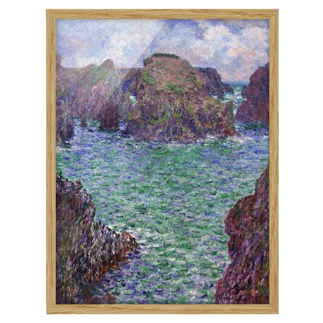 Framed poster - Claude Monet - Port-Goulphar, Belle-Île