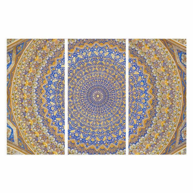 Print on canvas 3 parts - Dome Of The Mosque