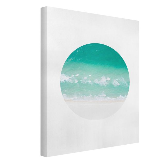 Canvas print - The Ocean In A Circle