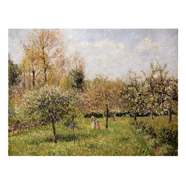 Canvas print - Camille Pissarro - Spring In Eragny