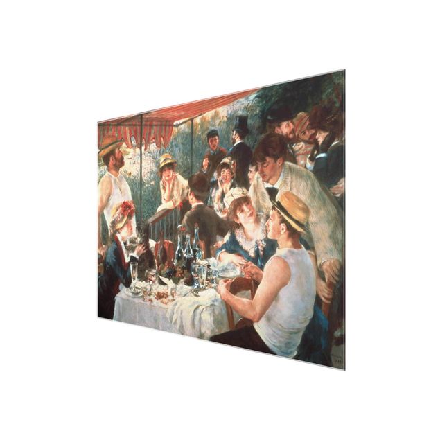 Glass print - Auguste Renoir - Luncheon Of The Boating Party