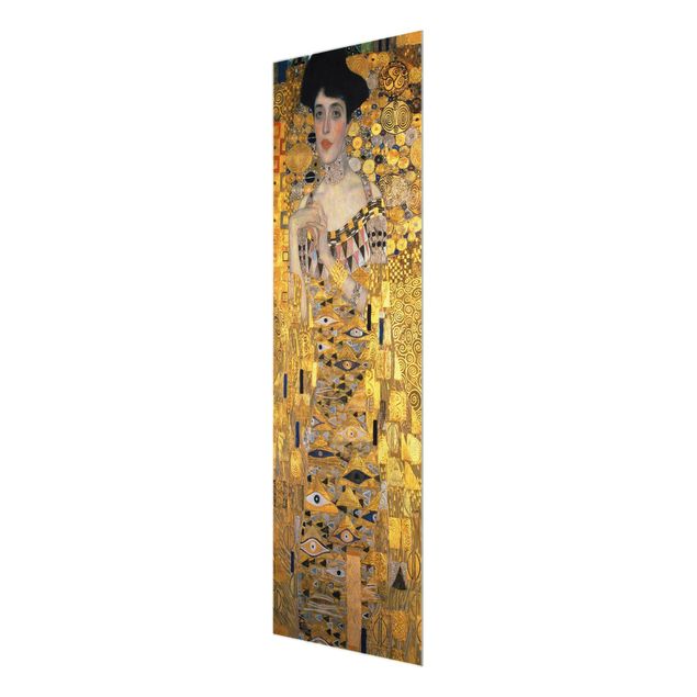 Glass print - Gustav Klimt - Portrait Of Adele Bloch-Bauer I